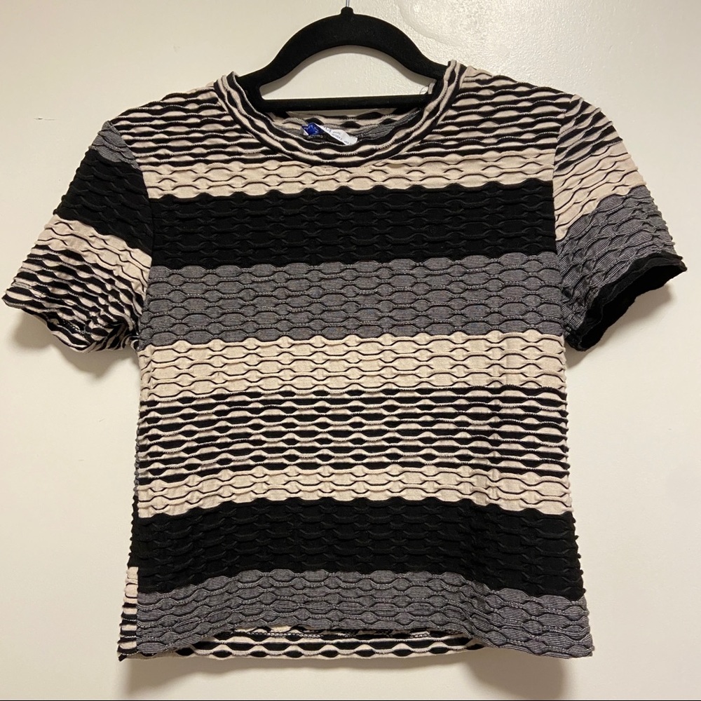 Zara patterned crop top